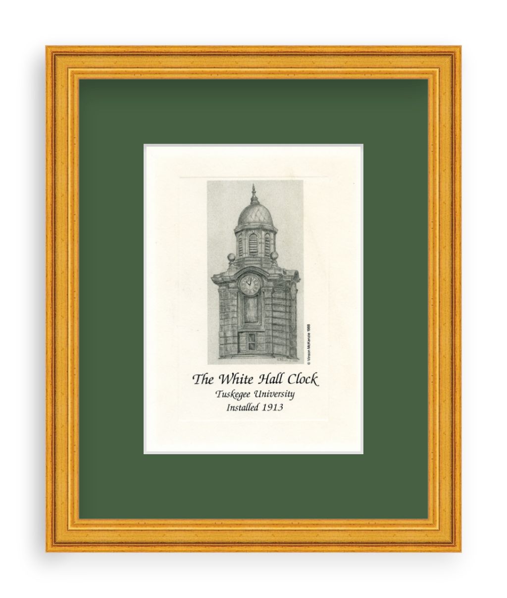 White Hall Clock Custom Frame
